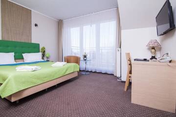 Фото номера Двухместный номер Делюкс с 1 кроватью и балконом Отель Hotel Jastarnia г. Ястарня 7