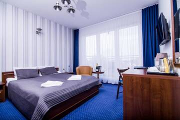 Фото номера Двухместный номер Делюкс с 1 кроватью и балконом Отель Hotel Jastarnia г. Ястарня 11