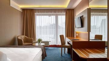 Фото номера Двухместный номер эконом-класса с 1 кроватью Отель Hotel Dom Zdrojowy Resort &amp; SPA г. Ястарня 4