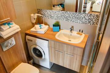 Фото номера Апартаменты с 1 спальней Апартаменты Marina Jastarnia Apartamenty w budynku z Basenem г. Ястарня 20